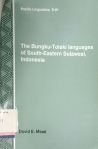 The Bungku-Tolaki Languages of South-Eastern Sulawesi, Indonesia