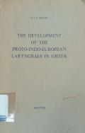 The Development Of The Proto-Indo-European Laryngeals In greek