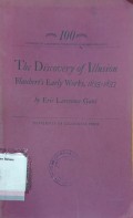 The discovery of illusion flaubert's early works, 1835-1837