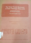 The great tzotzil dictionary of santo domingo zinacantan