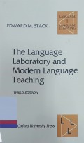 The language laboratory and modern language teaching