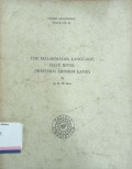 The malakmalak language, daly river (western arnhem land)