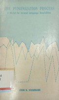 The pedginization process : A model for second language acquisition