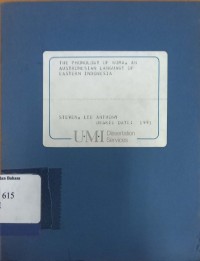 The phonology of Roma, an Austronesian Language of eastern Indonesia