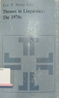 Themes in Linguistics : the 1970