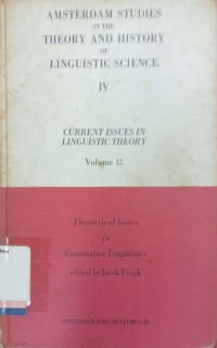 Theoritical issues in Contrastive Linguistics