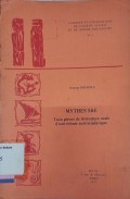 Mythes sre: Trois pieces de litterature orale d'une ethnie austro-asiatique