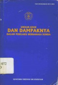 Undak-usuk dan dampaknya dalam perilaku berbahasa sunda