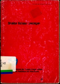 Struktur bahasa lawangan