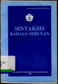Sintaksis bahasa seruyan