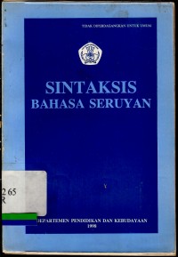 Sintaksis bahasa seruyan