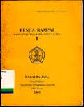 Bunga Rampai: Hasil Penelitian Bahasa dan Sastra I