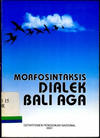 Morfosintaksis dialek Bali Aga