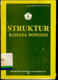 Struktur Bahasa Donggo