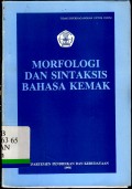 Morfologi dan sintaksis Bahasa Kemak