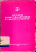 Monografi kosakata dasar Swadesh di Kabupaten Flores Timur
