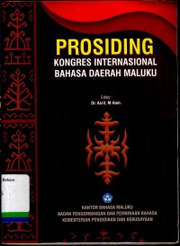 Prosiding kongres internasional bahasa daerah Maluku