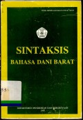 Sintaksis bahasa Dani Barat