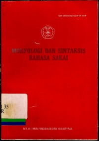 Morfologi dan sintaksis bahasa sakai