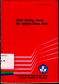 Sistem morfologi nomina dan adjektiva bahasa bonai