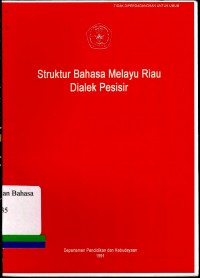 Struktur bahasa melayu riau dialek pesisir