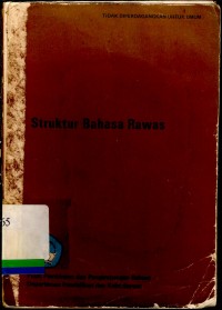 Struktur bahasa rawas