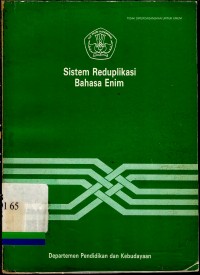 Sistem reduplikasi bahasa enim