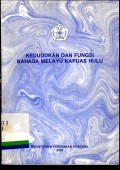 Kedudukan dan fungsi bahasa melayu kapuas hulu