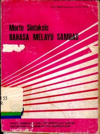 Morfo sintaksis bahasa melayu sambas