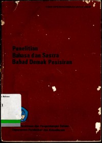 Penelitian Bahasa dan Sastra Babad Demak Pesisiran