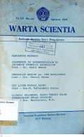Warta scientia Th. XV No. 42 Agustus 1986