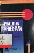 Penelitian sederhana: mudah, cepat dan murah