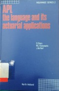 APL: the language and its actuarial applications