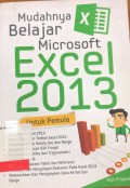 Mudahnya Belajar Microsoft Excel 2013 untuk Pemula