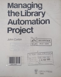 Managing the library automation project
