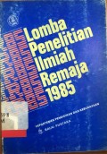 Lomba penelitian ilmiah remaja 1985