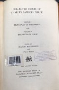 Collected papers of charles sanders peirce