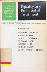 Equality and prefential treatment