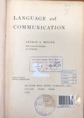 Language and communication