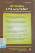 Widya Dharma: Jurnal Kependidikan Vol. 27 No. 2, April 2015