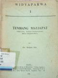 Widyaparwa 1 : Tembang Matjapat