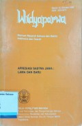 Widyaparwa : Apresiasi Sastra Jawa Lama dan Baru