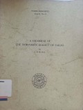 A grammar of the northern dialect of sakao