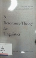 A resonance theory for linguistics