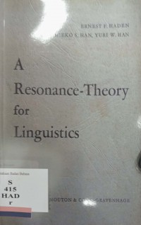A resonance theory for linguistics