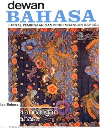 Dewan Bahasa: Jurnal Pembinaan dan Pengembangan Bahasa Jilid 25 Desember 1981
