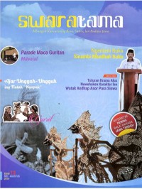 Swaratama: mbangun kuncaraning Basa, Sastra, lan budaya Jawa, edisi 13, Mei-Agustus 2019