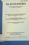 Alayasastra: Jurnal Ilmiah Kesusastraan, Volume 6, Nomor 1, Mei 2010