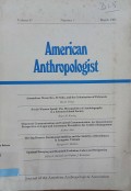 American anthropologist Vol. 87 Number 1 1985