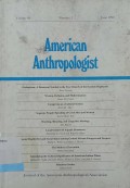 American anthropologist Vol. 92 Number 2 1990